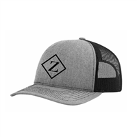 Zallevo Gray Trucker Hat